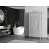 Mexen Kioto sprchová stěna Walk-in 135 x 80 x 30 cm, průhledná, bílá - 800-135-080-221-20-00-030