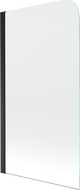 Mexen Felix sprchová zástěna 1-křídlová 70 x 140 cm, transparentní, černá - 890-070-001-70-00