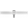 Mexen Flat 360° Slim rotující lineární odtok 60 cm, bílý - 1241060