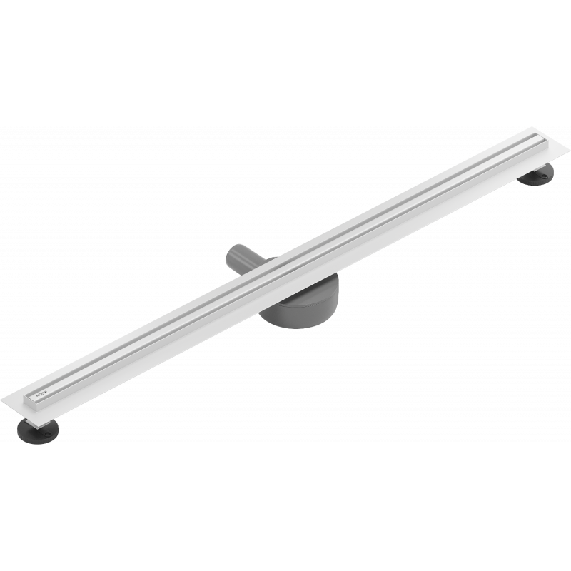 Mexen Flat 360° Slim lineární rotační odtok 100 cm, bílý - 1241100