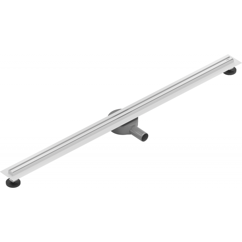 Mexen Flat 360° Slim otočný liniový odtok 110 cm, bílý - 1241110