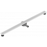 Mexen Flat 360° Slim otočný liniový odtok 110 cm, bílý - 1241110