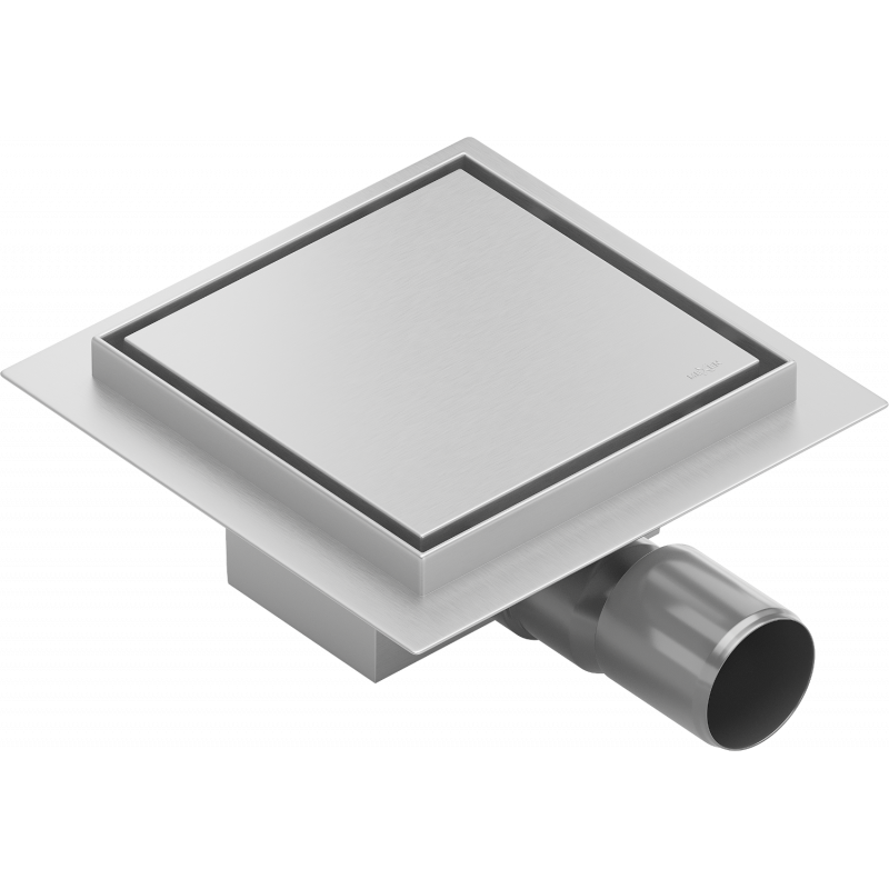 Mexen Flat-Q M13 podlahový vpust čtvercový 12 x 12 cm, inox - 1010012