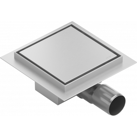 Mexen Flat-Q M13 podlahová vpusť čtvercová 12 x 12 cm, inox - 1010012