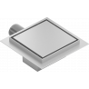 Mexen Flat-Q M13 podlahový vpust čtvercový 15 x 15 cm, inox - 1010015
