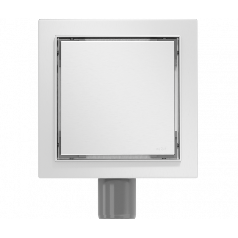 Mexen Flat-Q M13 podlahový odtok čtvercový 15 x 15 cm, inox - 1010015