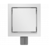 Mexen Flat-Q M13 podlahový vpust čtvercový 15 x 15 cm, inox - 1010015