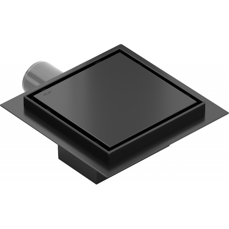 Mexen Flat-Q M13 podlahový vpusť čtvercový 12 x 12 cm, černý - 1710012