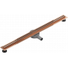 Mexen Flat 360° Slim rotační lineární odtok 80 cm, růžové zlato - 1641080
