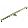 Mexen Flat 360° Slim odtok liniový otočný 120 cm, zlatý - 1541120