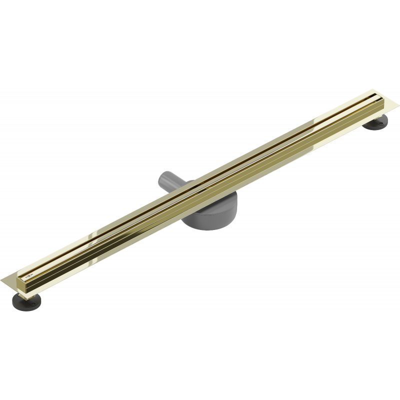 Mexen Flat 360° Slim otočný liniový odtok 80 cm, zlatý - 1541080