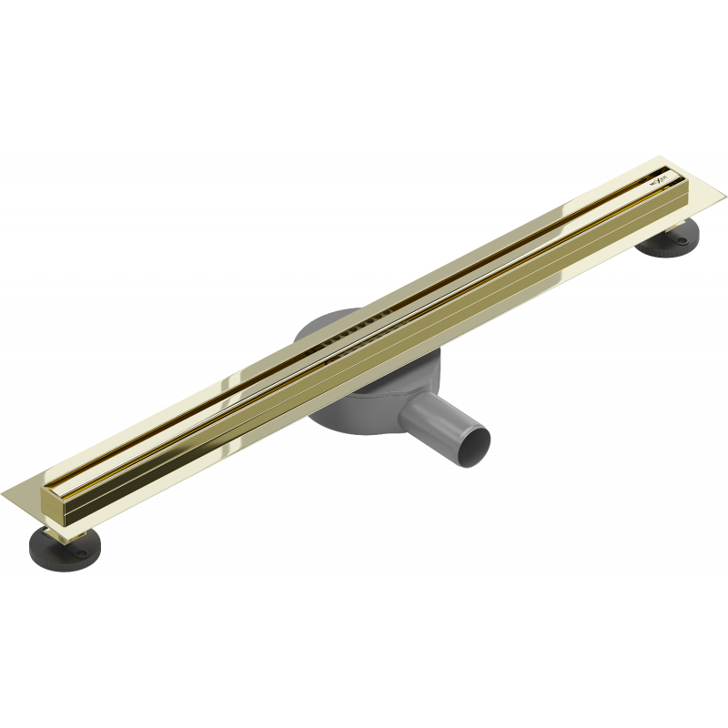 Mexen Flat 360° Slim otočný lineární odtok 70 cm, zlatý - 1541070
