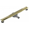 Mexen Flat 360° Slim otočný lineární odtok 70 cm, zlatý - 1541070