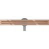 Mexen Flat 360° Slim lineární rotující odtok 60 cm, růžové zlato - 1641060