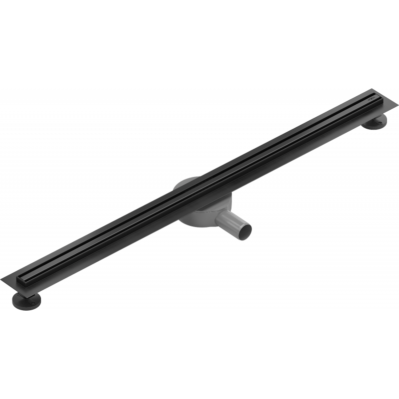 Mexen Flat 360° Slim otočný liniový odtok 80 cm, černý - 1741080