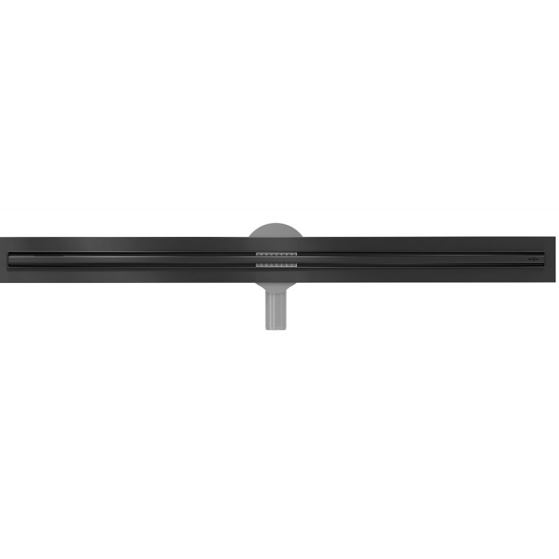 Mexen Flat 360° Slim otočný liniový odtok 80 cm, černý - 1741080