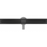 Mexen Flat 360° Slim lineární otočný odtok 70 cm, černý - 1741070