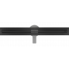 Mexen Flat 360° Slim otočný liniový odtok 60 cm, černý - 1741060