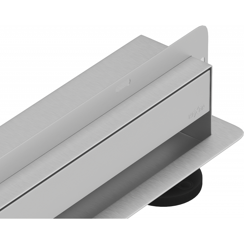 Mexen Flat Wall lineární odtok stěnový 2v1 60 cm, inox - 1030060
