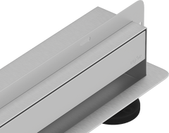 Mexen Flat Wall lineární odtok stěnový 2v1 90 cm, inox - 1030090