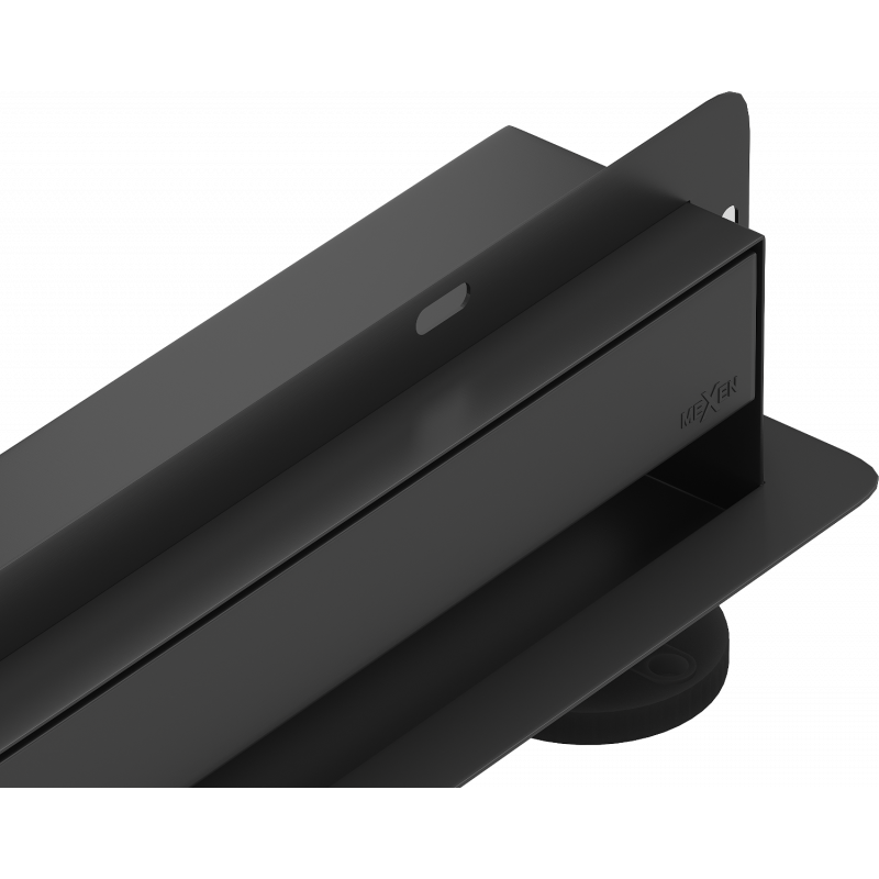 Mexen Flat Wall lineární stěnový odtok 2v1 120 cm, černý - 1730120