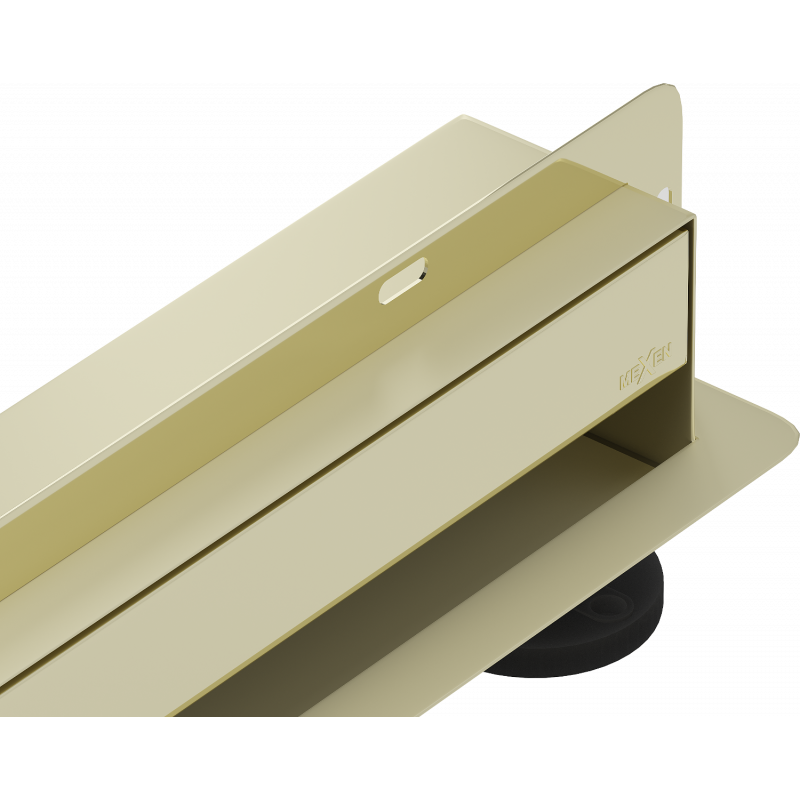 Mexen Flat Wall nástěnný liniový odtok 2v1 100 cm, zlatý - 1530100