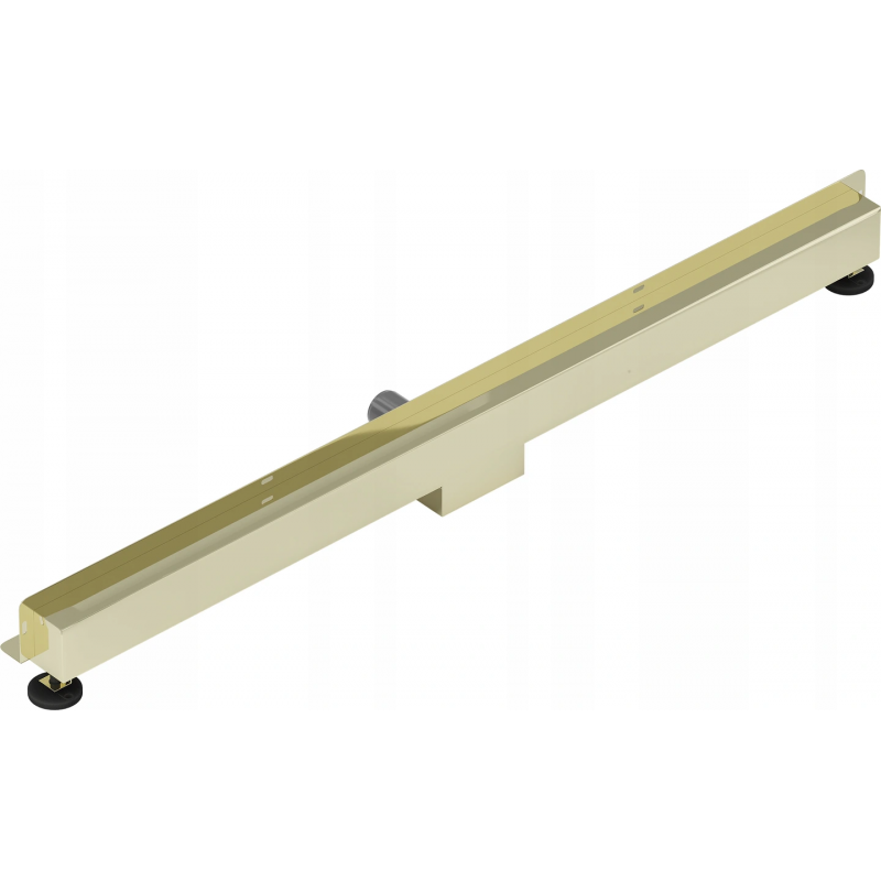 Mexen Flat Wall nástěnný lineární odtok 2v1 120 cm, zlatý - 1530120