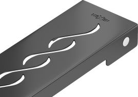 Mexen Flat M18 kryt na liniový odtok 60 cm, černý - 1723060