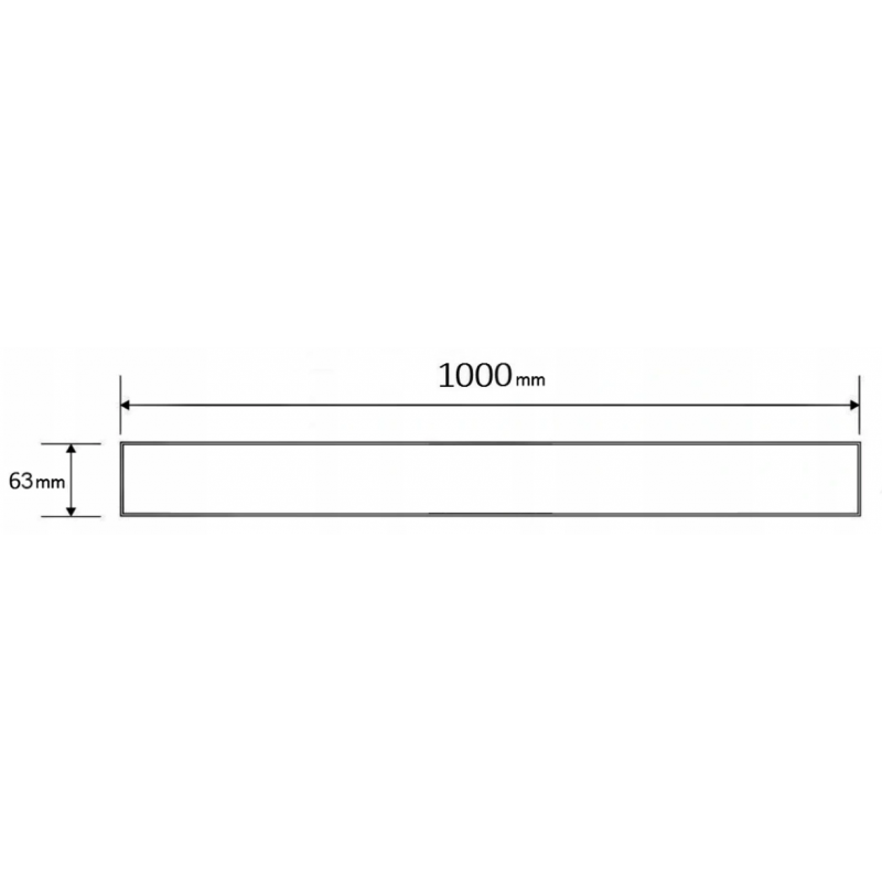 Mexen Flat M33 kryt pro liniový odtok 100 cm, zlatý - 15330100