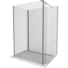 Mexen Kioto sprchová stěna Walk-in 140 x 95 x 30 cm, transparentní, gun metal - 800-140-095-221-95-00-030