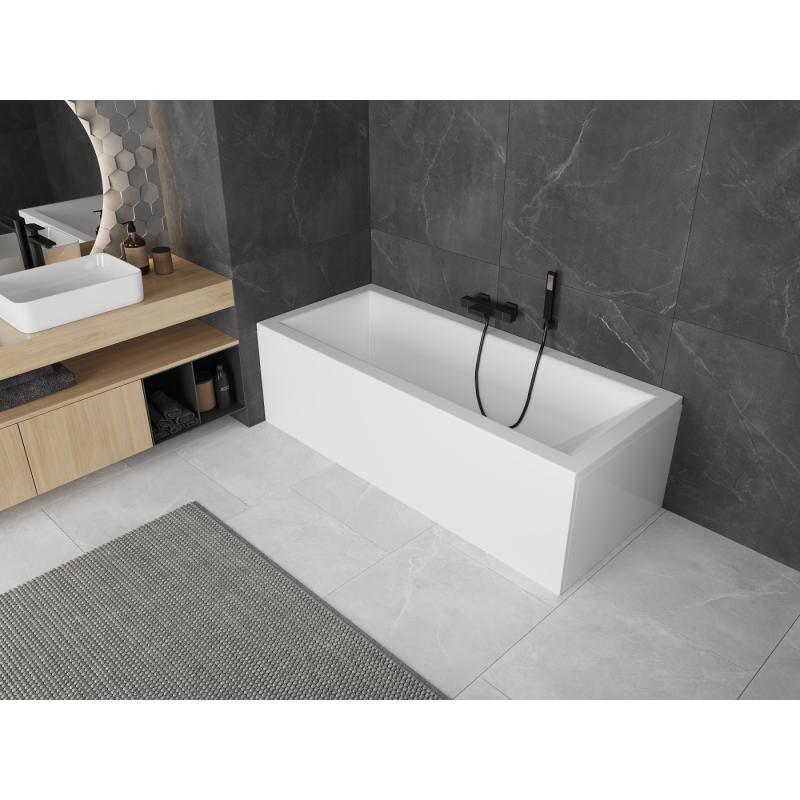 Mexen Uni kryt pro obdélníkovou vanu 170x80 cm, bílý - 55099-17080