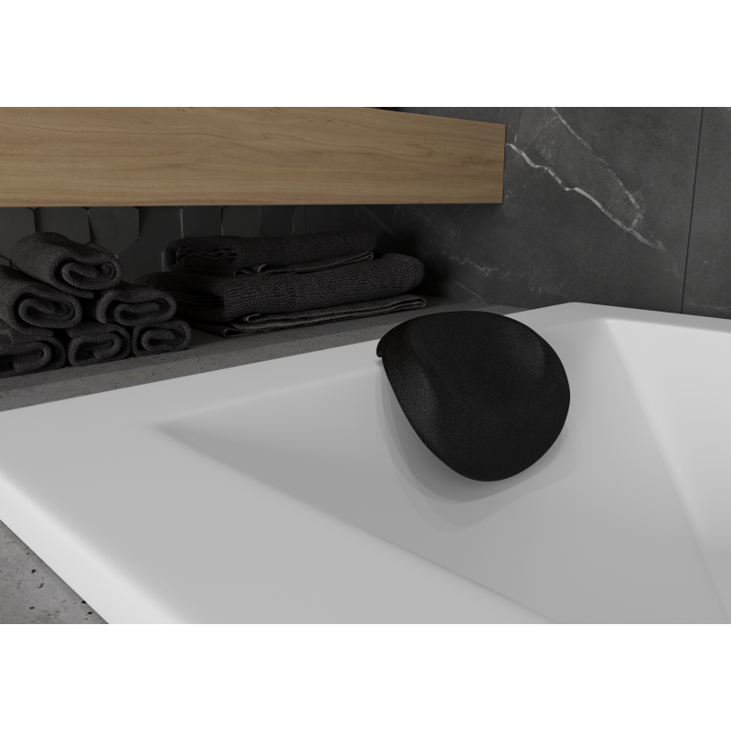 Mexen M07 černý opěrák do vany - 55007-70