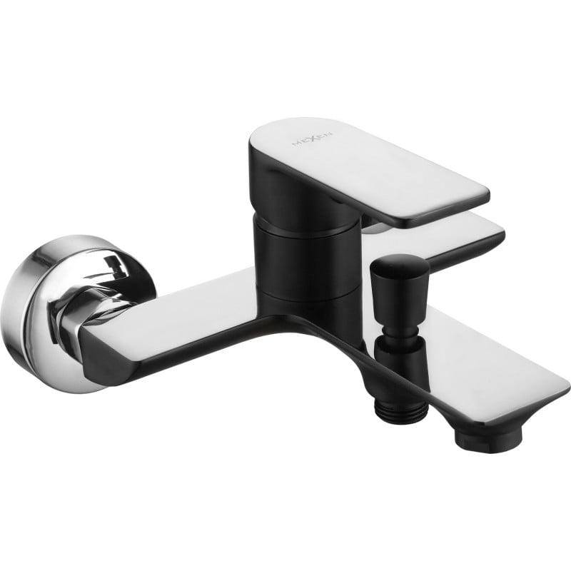 Mexen Alfa baterie vanová, černá/chrom - 745730-71