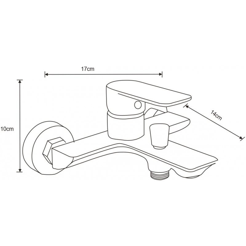 Mexen Alfa baterie vanová, bílá/zlatá - 745730-25