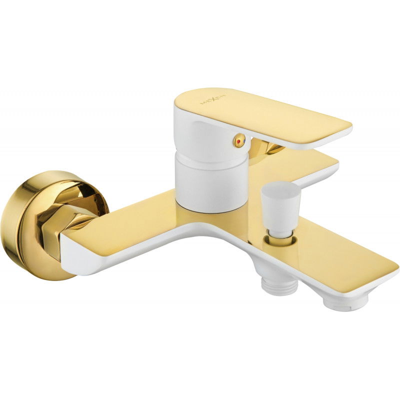 Mexen Alfa baterie vanová, bílá/zlatá - 745730-25