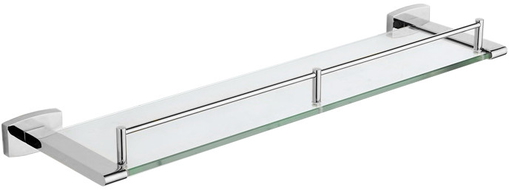 Mexen Zoja závěsná skleněná polička, chrom - 7019137-00