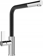 Mexen Flora baterie kuchyňská, chrom/černá nakrapená - 670401-08