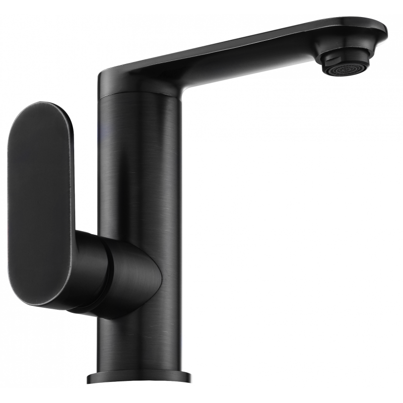 Mexen Milo umyvadlová baterie boční držák, černá - 71305-70