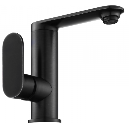 Mexen Milo umyvadlová baterie boční držák, černá - 71305-70