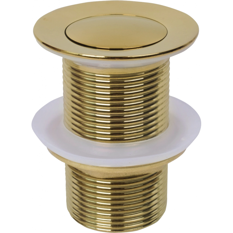 Mexen malá kulatá zátka klik-klak, zlatá - 79915-50