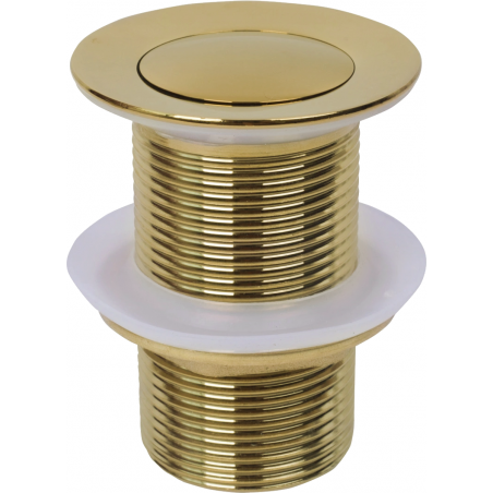 Mexen malá kulatá zátka klik-klak, zlatá - 79915-50