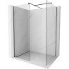 Mexen Kioto sprchová stěna Walk-in 130 x 70 cm, transparentní, zbraňový kov - 800-130-202-95-00-070