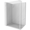 Mexen Kioto sprchová stěna Walk-in 140 x 30 cm, transparentní, bílá - 800-140-212-20-00-030