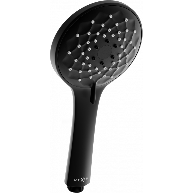 Mexen R-74 3-funkční sprchová hlavice, černá - 79574-70