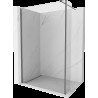 Mexen Kioto sprchová stěna Walk-in 105 x 40 cm, transparentní, kartáčovaný gun gray - 800-105-212-66-00-040