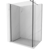 Mexen Kioto sprchová stěna Walk-in 180 x 30 cm, transparentní, černá - 800-180-212-70-00-030