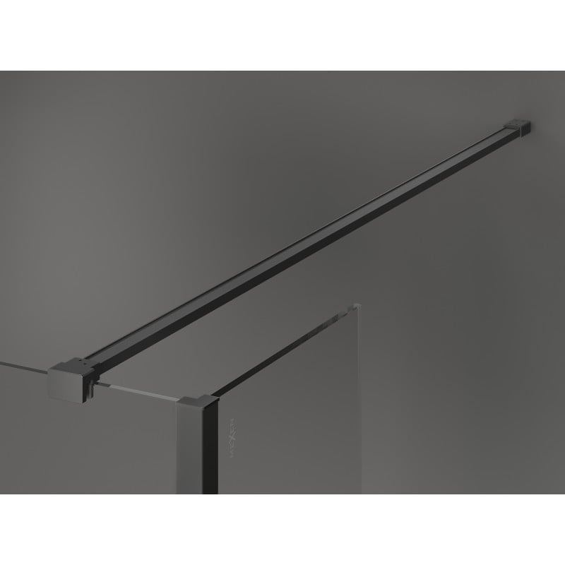 Mexen Kioto sprchová stěna Walk-in 90 x 30 cm, transparentní, gun metal - 800-090-212-95-00-030