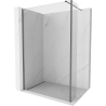 Mexen Kioto sprchová stěna Walk-in 90 x 40 cm, čirá, gun metal - 800-090-212-95-00-040
