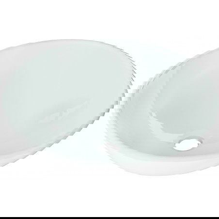 Mexen Mira skleněné umyvadlo na desku 42 x 42 cm, bílá - 24124230