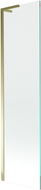 Mexen Next L vana zástěna 1-křídlová 50 x 150 cm, transparentní, zlatá - 895-050-000-03-00-50